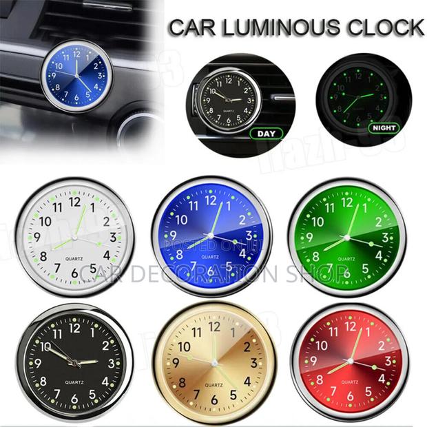 2pc Self Adhesive Automotive Vent /Dashboard Clocks