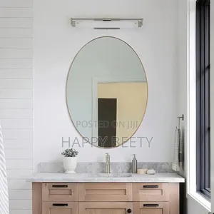 * Decorative Oval Wall Mirror