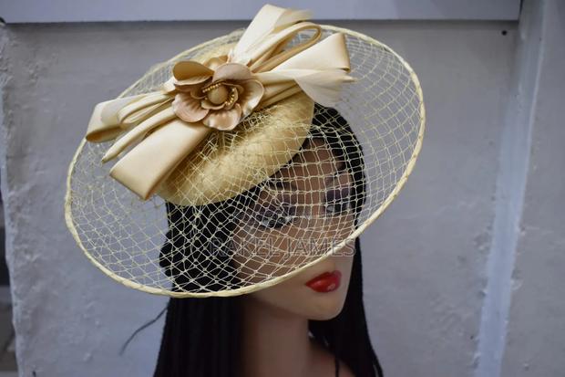 Beige Fascinator - main view