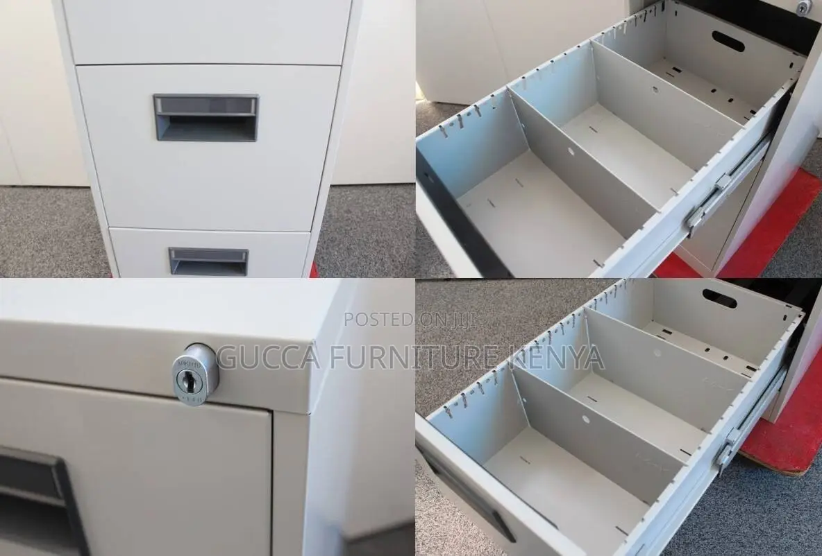 Cabinets: Office Document Storage With Key 3 Tiers