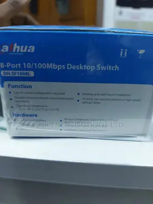 Dahua 8-Port 10/100mbps Desktop Switch (Model Dh-Sf1008l).