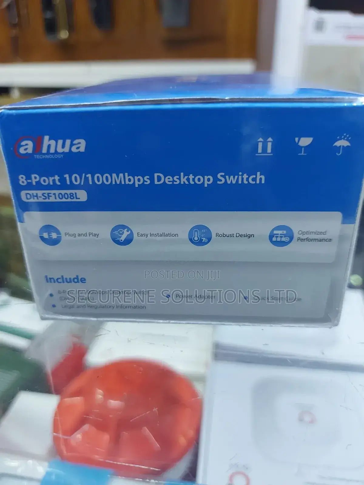 Dahua 8-Port 10/100mbps Desktop Switch (Model Dh-Sf1008l).