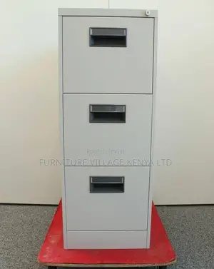 Office Cabinets: Iron 3-drawer Storage Unit For Office Home