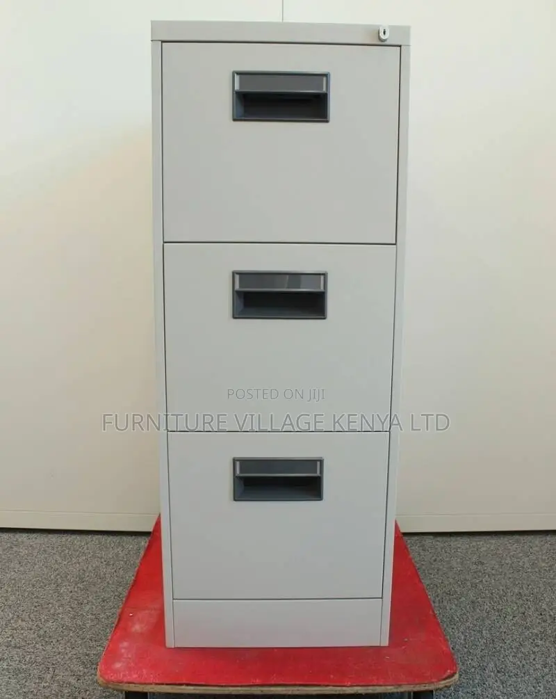 Office Cabinets: Iron 3-drawer Storage Unit For Office Home
