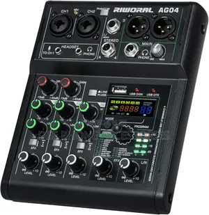 Professional 2 Channel Mixing Console