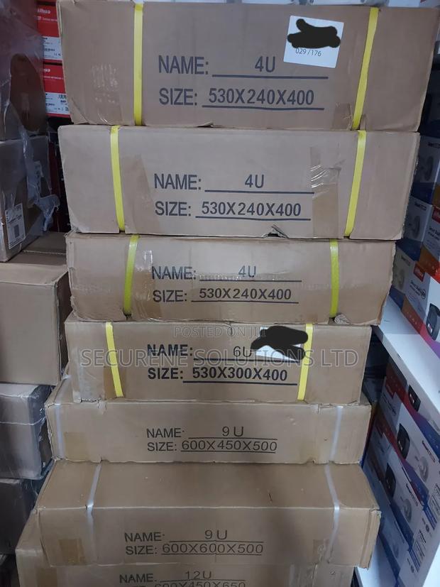 Cardboard Box Containing A 6u Network Cabinet530x300x400 Mm, - thumbnail 3