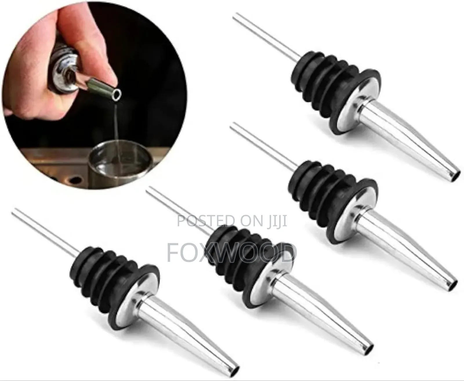 Stainless Steel Spirit Pourer 30ml (2pcs)