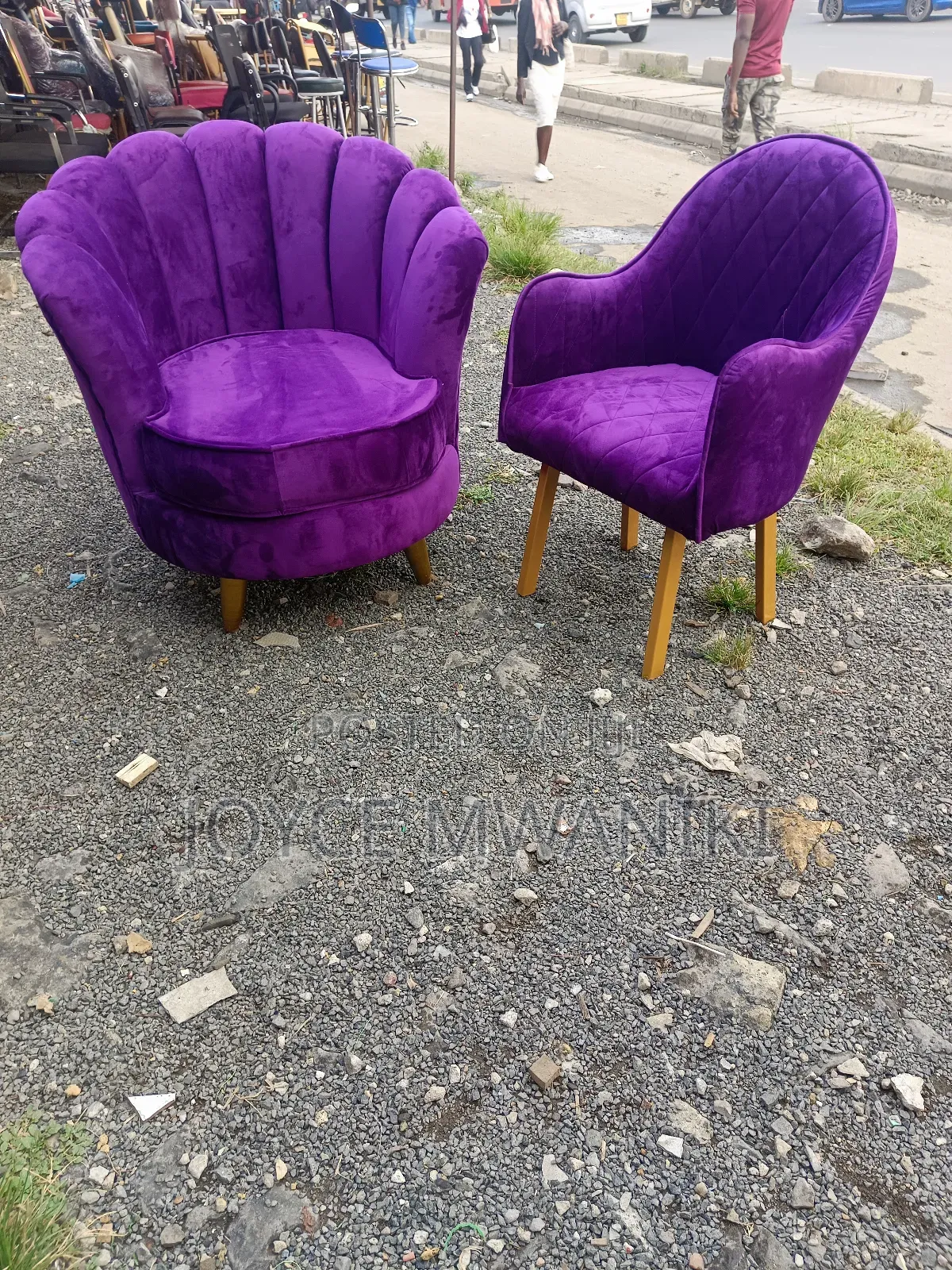 Manicure Seat and Pedicure Seat, Purple 