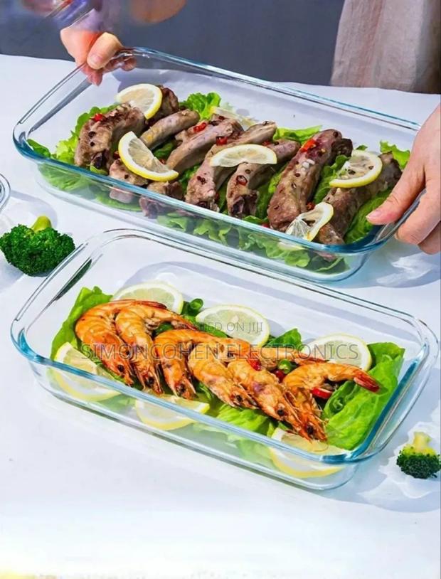 3pcs Glass Baking Tins - main view