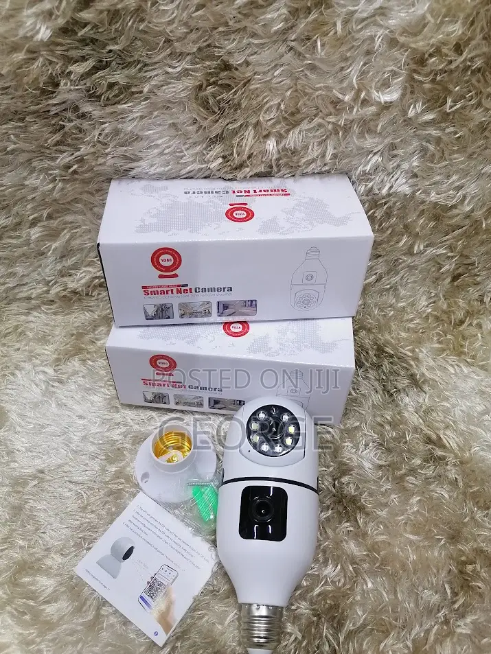 Slashed Price 
Dual Lens Camera V380 Bulb V380 PTZ Wifi