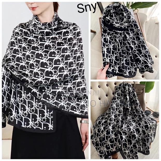 Silk Designer Scarf - thumbnail 3