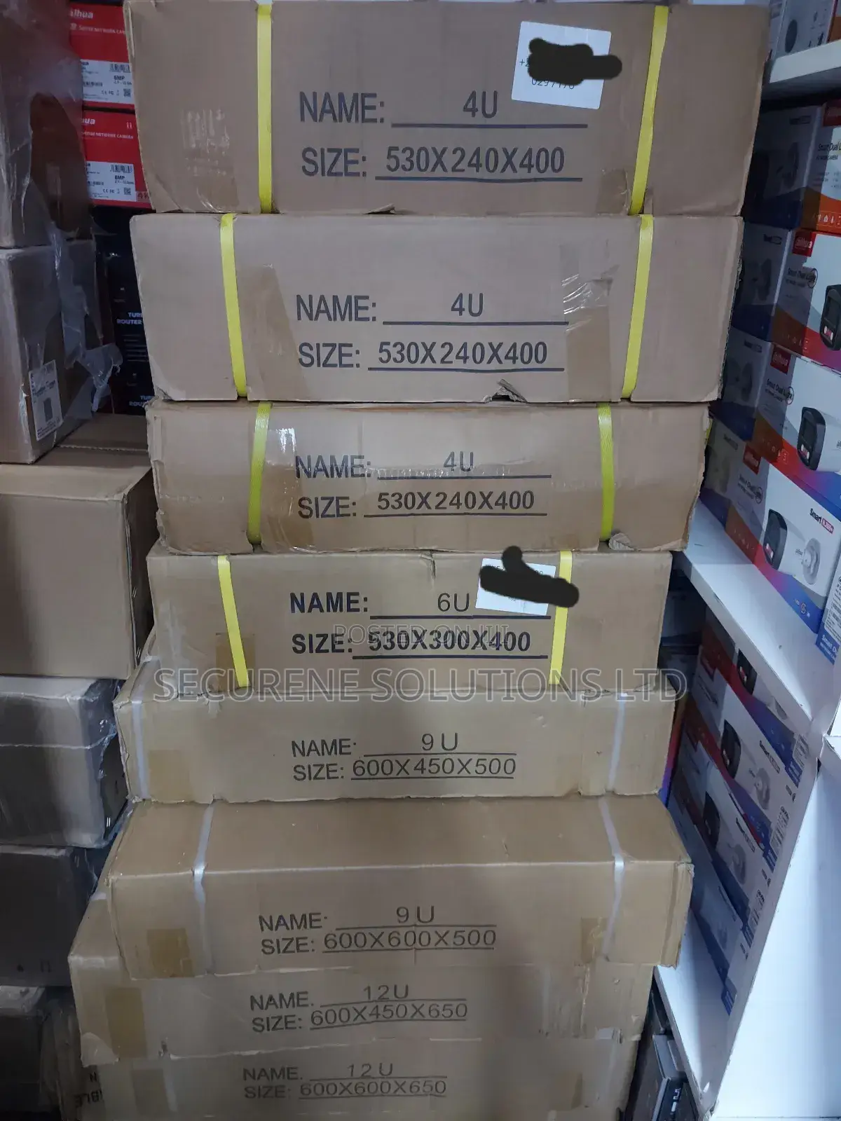 Toten 12u 600x600x650 Server Rack