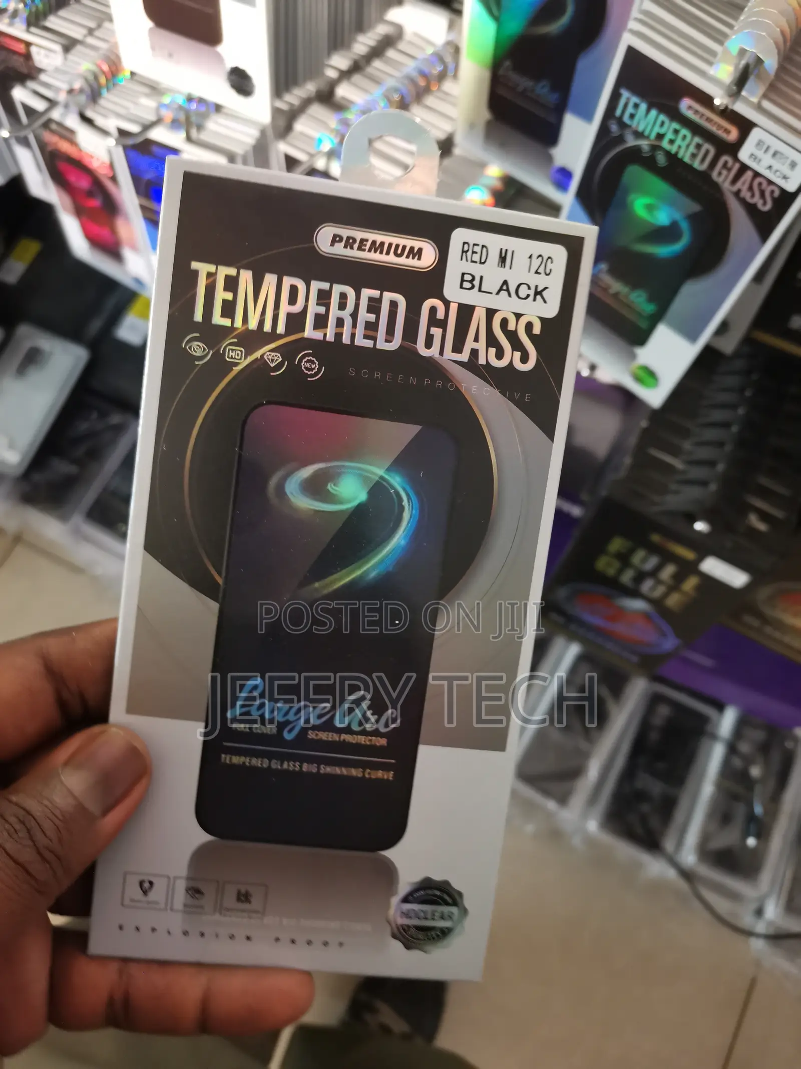 Supcares Privacy Tempered Glass Screen Protector Redmi 12c