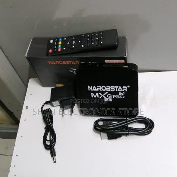 16gb+256gb Premier MXQ Pro 5g Smart Android Tv Box- Black