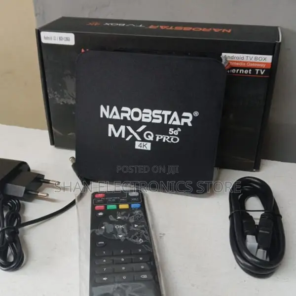 Black 16+256gb Rom Record-Breaking MXQ Wi-Fi Smart Tv Box