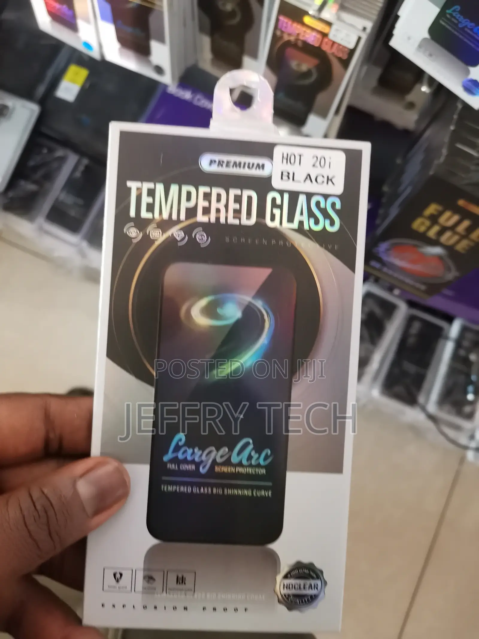 Seeyoka Privacy Glass Screen Protector for Infinix Hot 20i