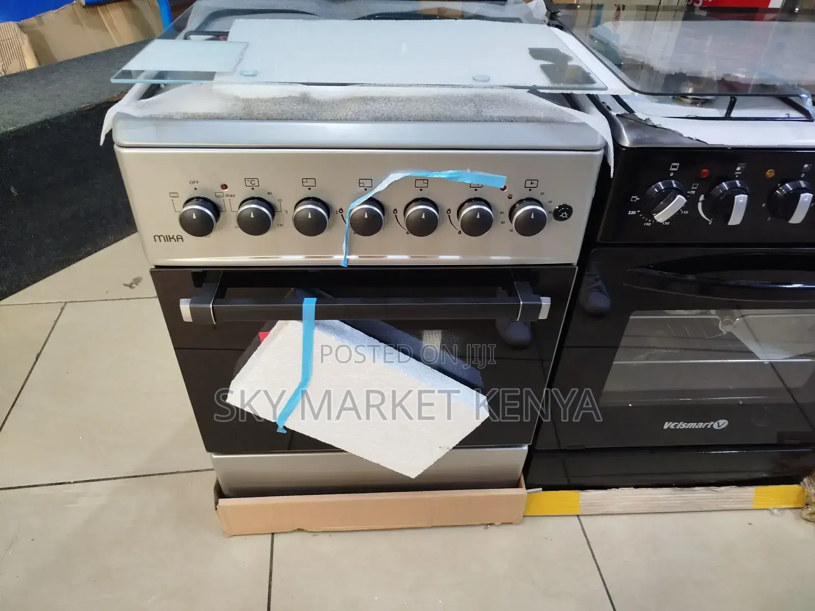 Mika Standing Cooker 60×60 3gas+1electric With Electric Oven