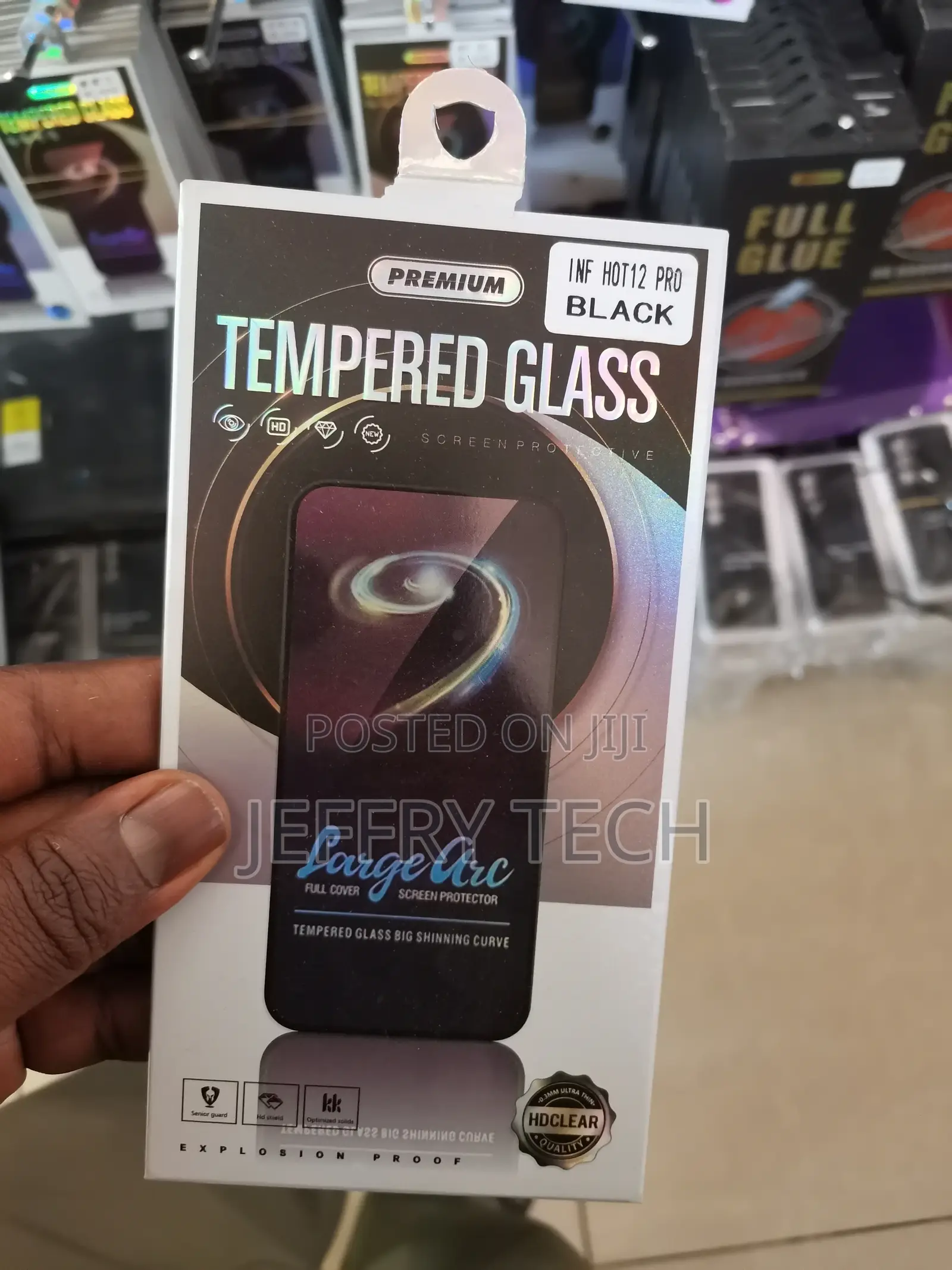 Bukket Privacy Antispy Glass Protector for Infinix Hot 12pro