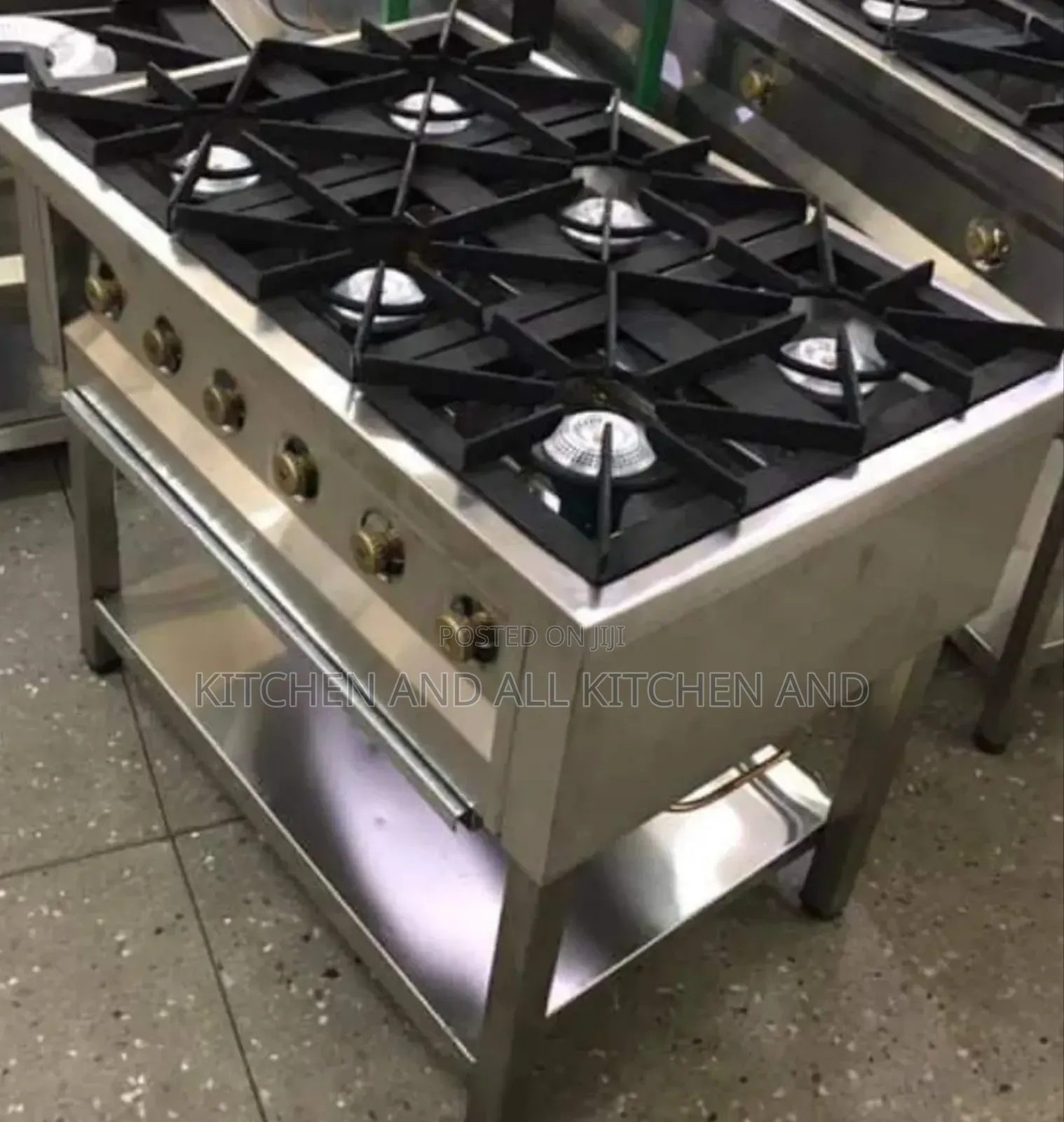 Commercial Kitchen 6 Burner High Pressure Gas Cooker