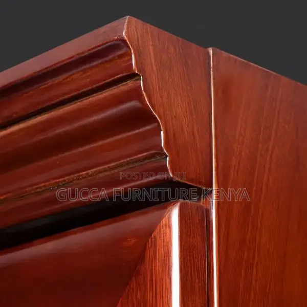 Cabinets: Vertical Executive Mahogany Office Storage Unit