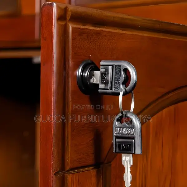 Cabinets: Vertical Executive Mahogany Office Storage Unit