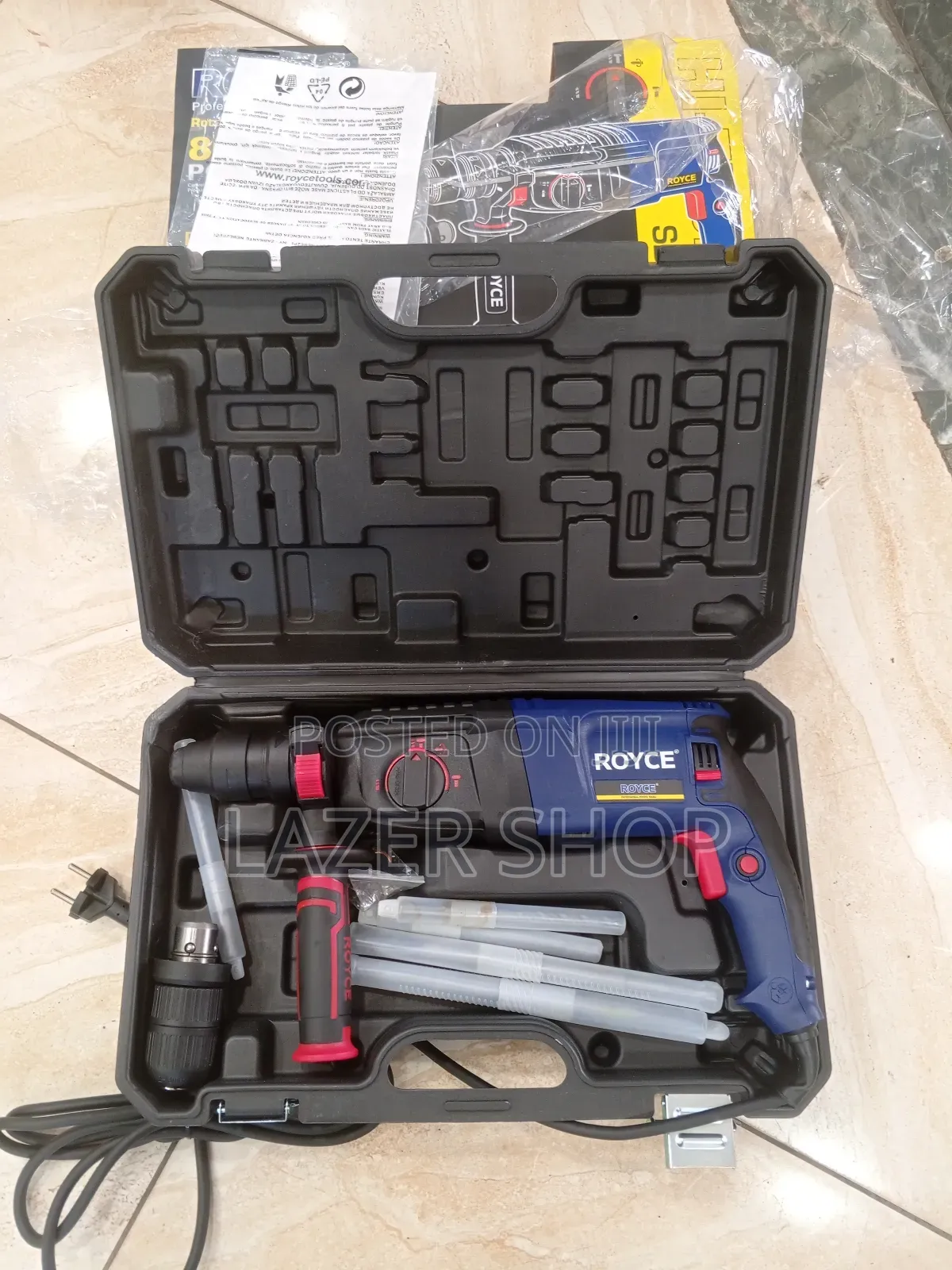 Royce Hilt/Rotary Hammer Drill