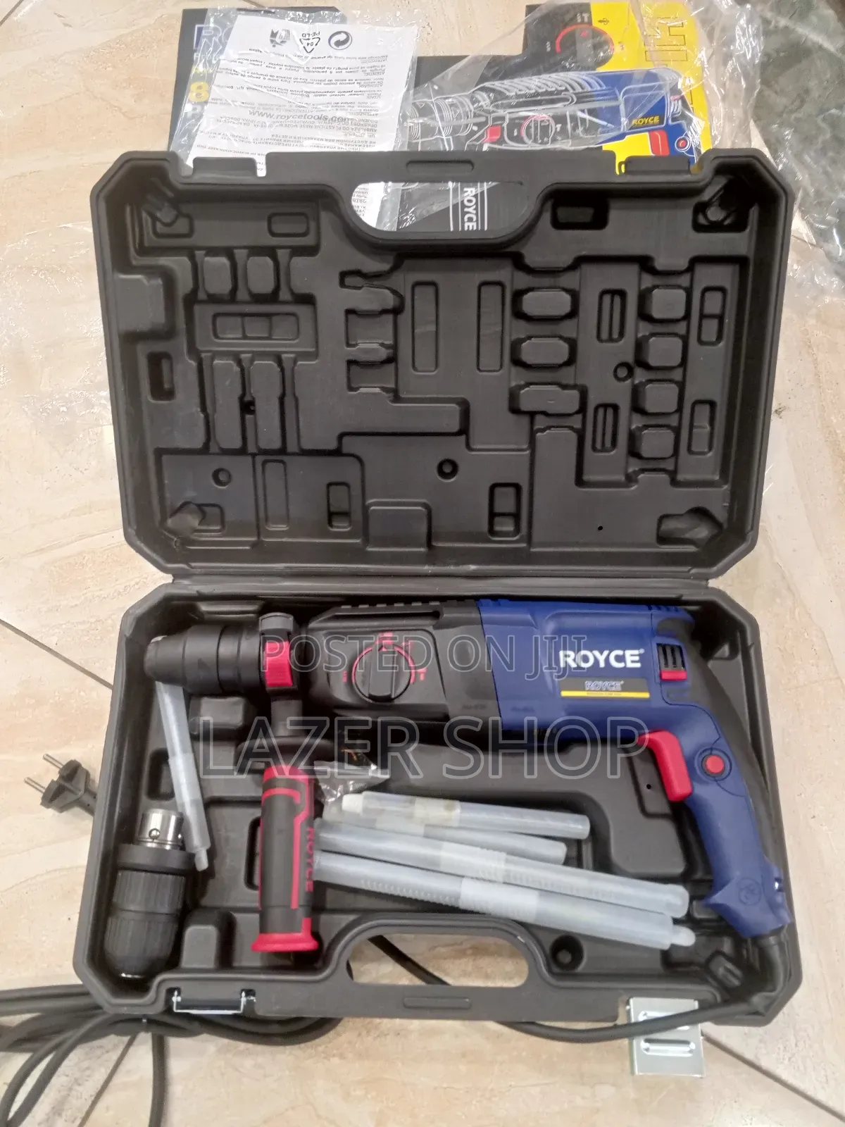 Royce Hilt/Rotary Hammer Drill