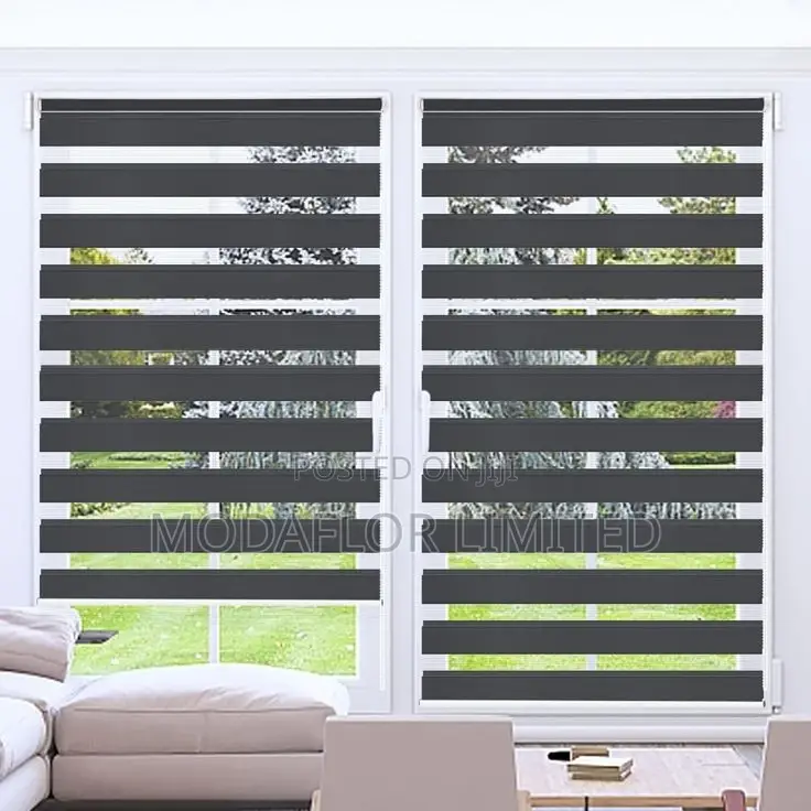 Control the View With Horizontal Zebra Blinds
