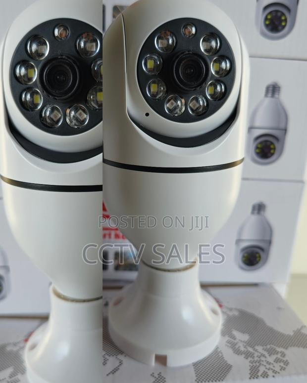 CCTV Camera, 1080p Hd Night Vision Bulb Security Camera" - main view