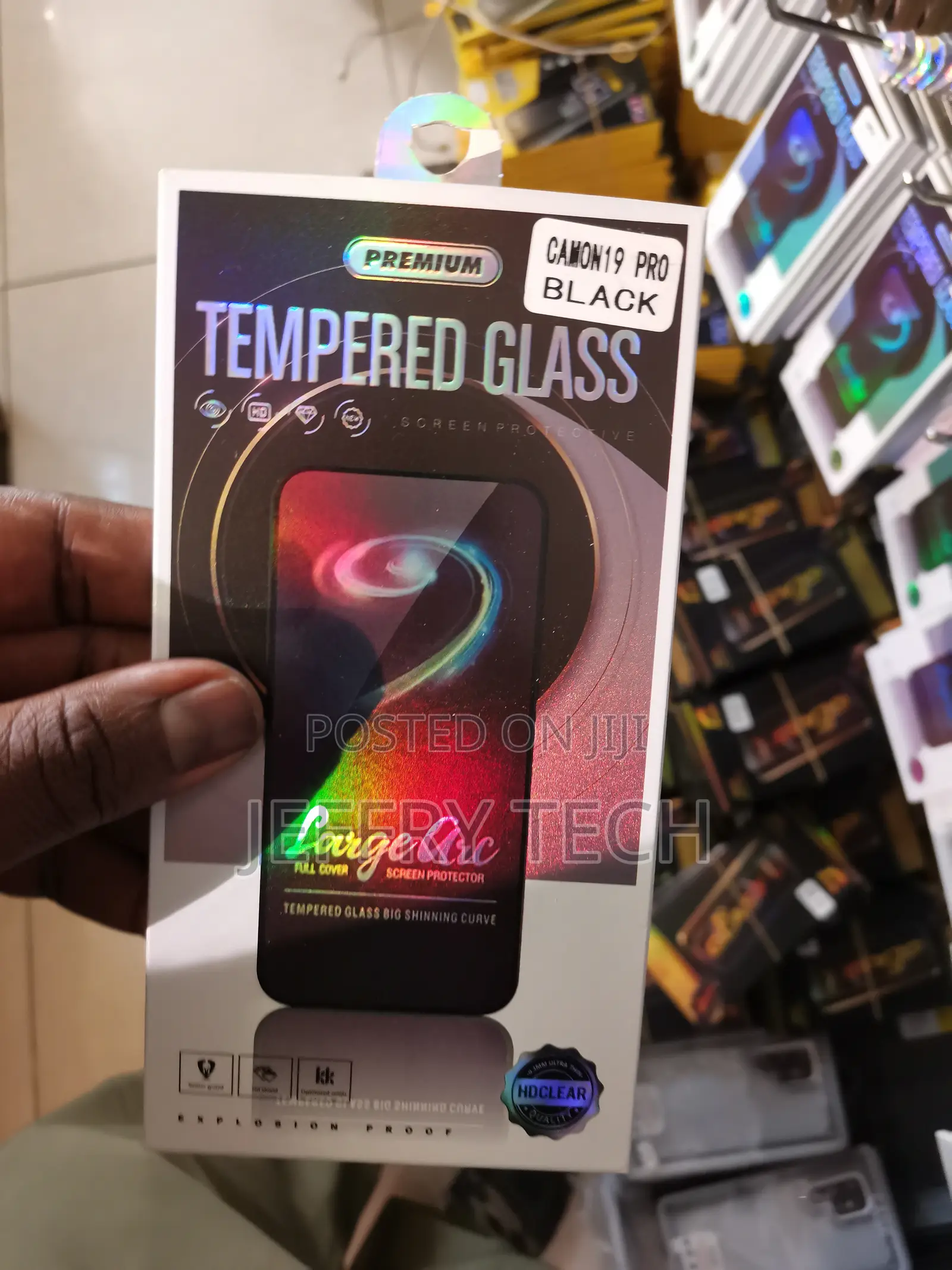 Mlity Privacy Screen Protector Glass Tecno Camon 19 Pro