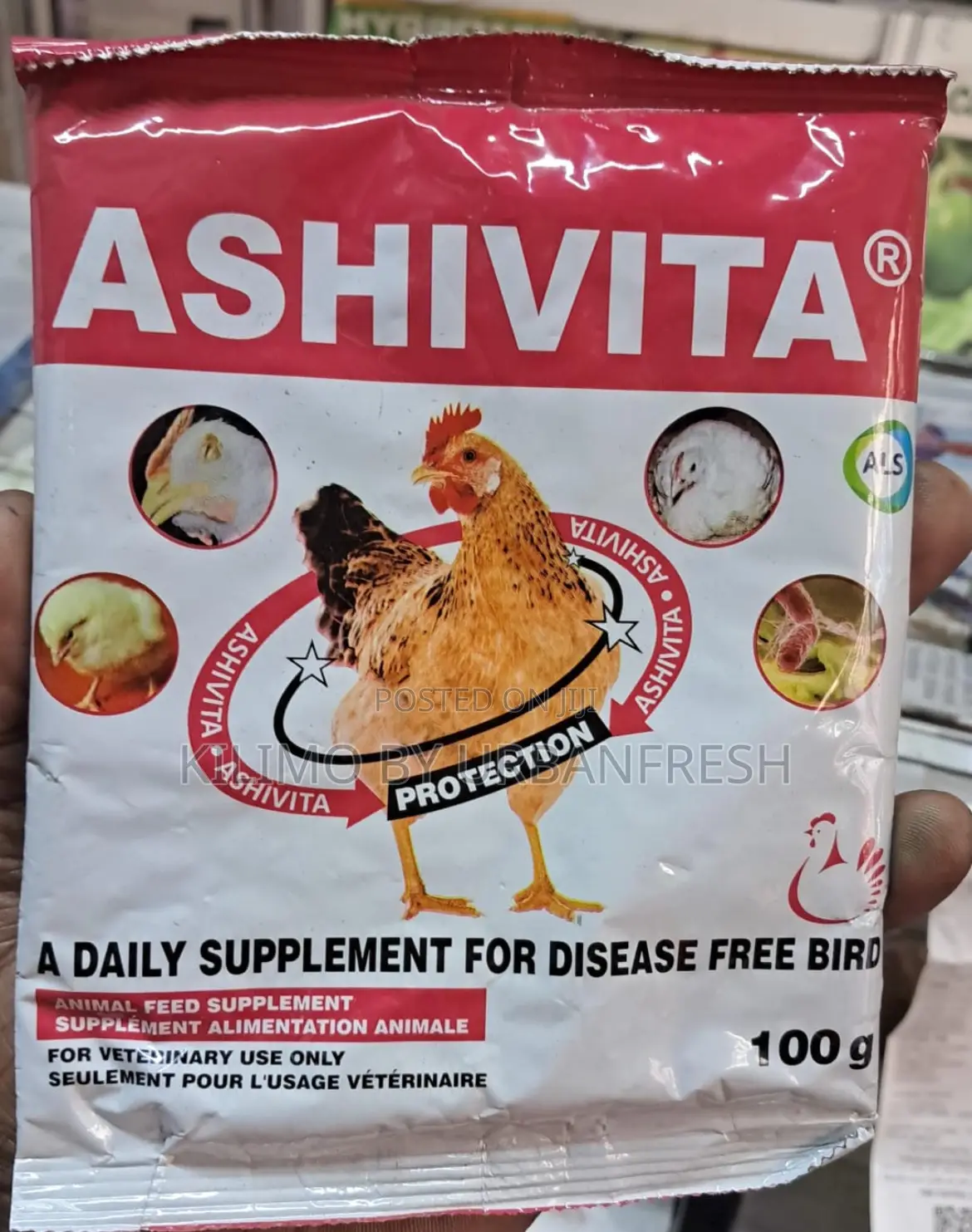 Ashivita 100g Multipurpose Poultry Suppliment.