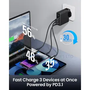 Usams 140w Gan Fast Wall Charger - Cc171