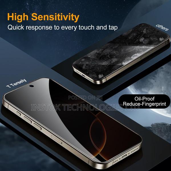 Privacy Screen Protector for iPhone 16 Pro Max 3-Pack - thumbnail 2