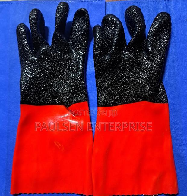Heavy Duty Rough Pvc Gloves