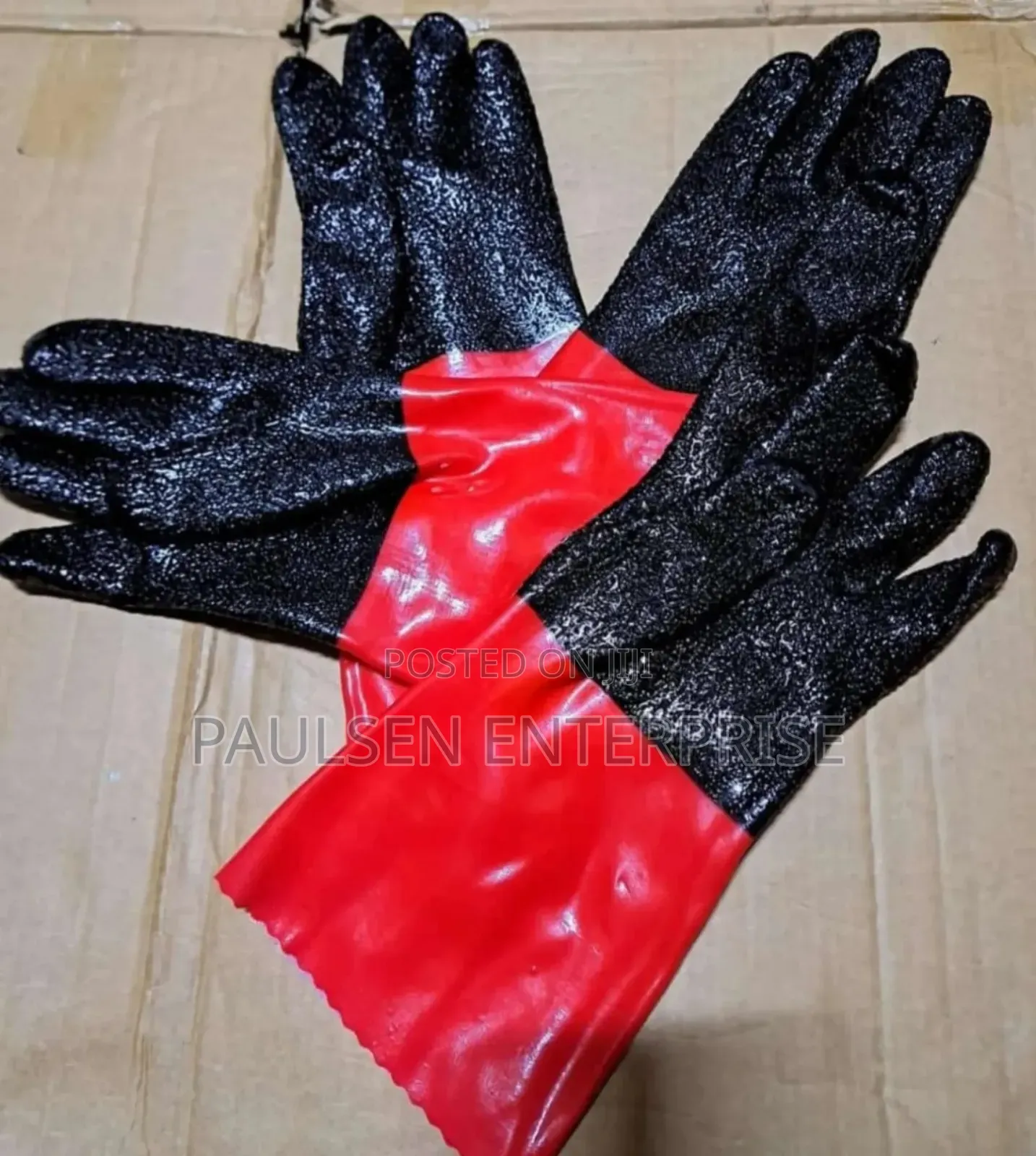 Heavy Duty Rough Pvc Gloves