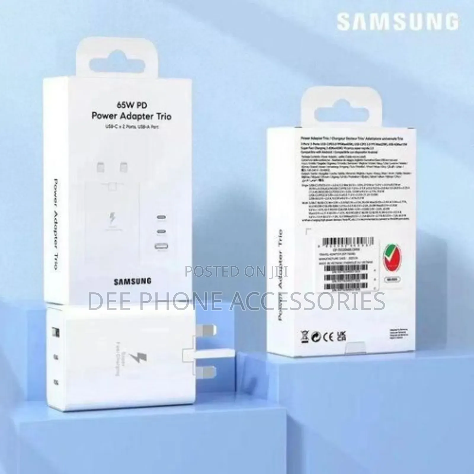 Samsung Galaxy 65w Pd Power Adapter Trio Charger