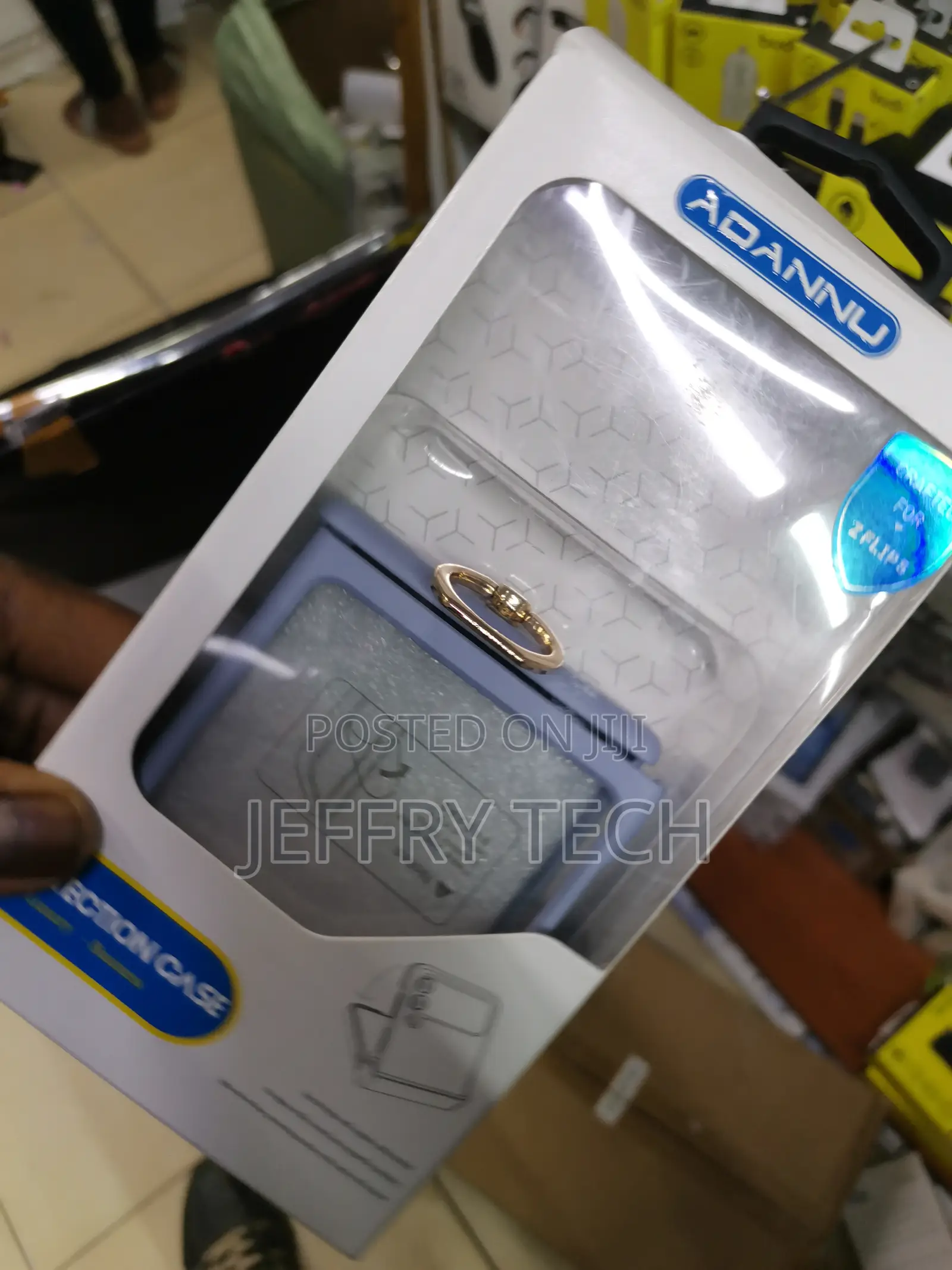 Toycamp for Samsung Galaxy Z Flip 5 Case With Ring Holder
