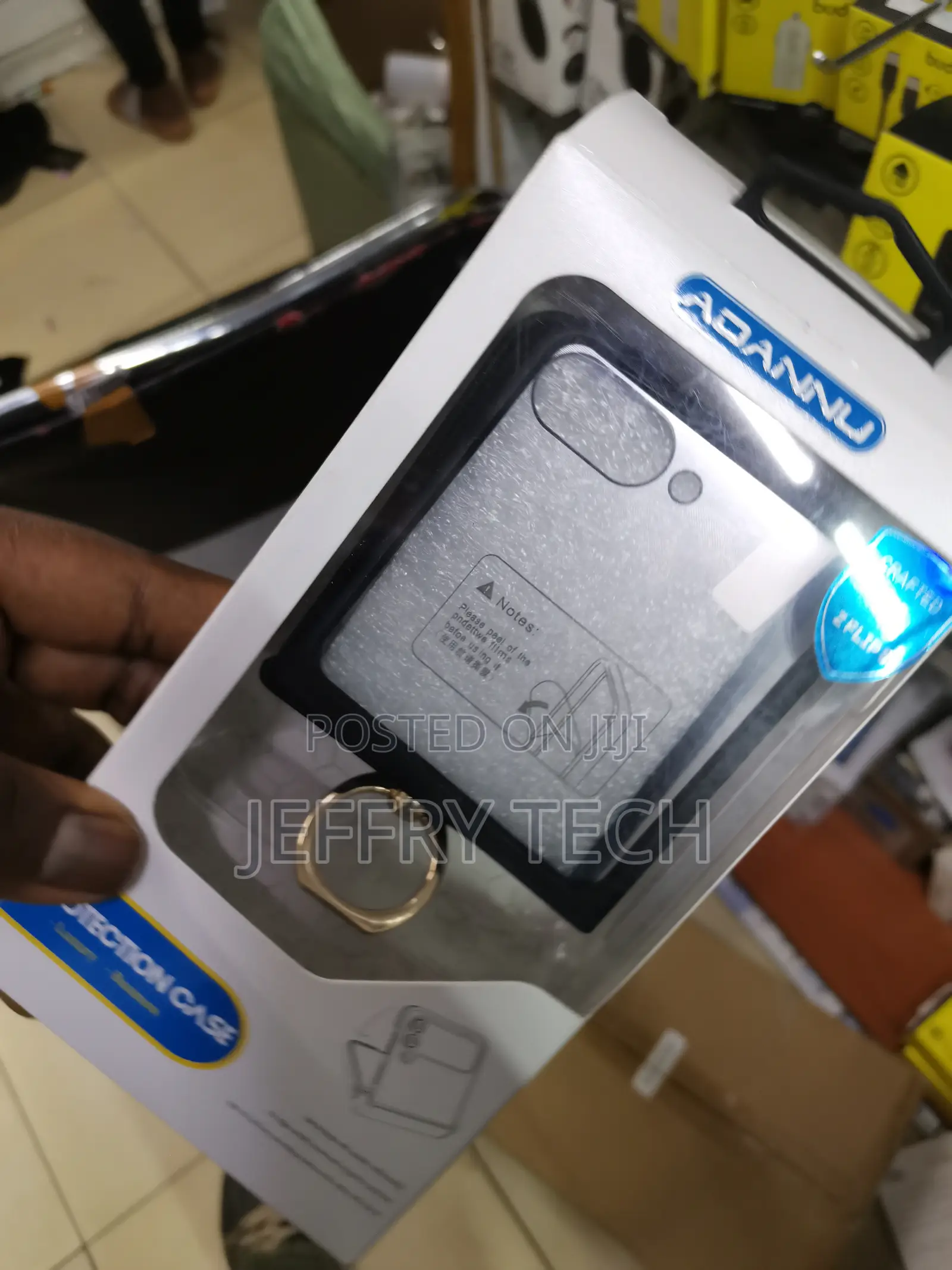 Toycamp for Samsung Galaxy Z Flip 5 Case With Ring Holder