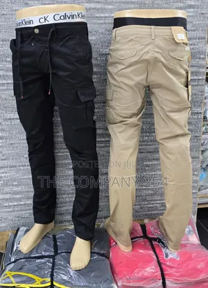 Quality Hard Side Pocket Khaki Cargo Pants Available 30 -40