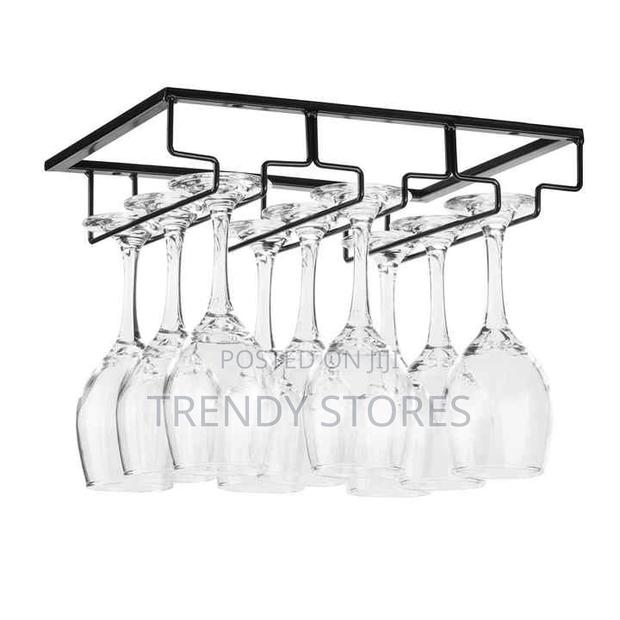 Under The Cabinet Wine Glass Hanging Rack