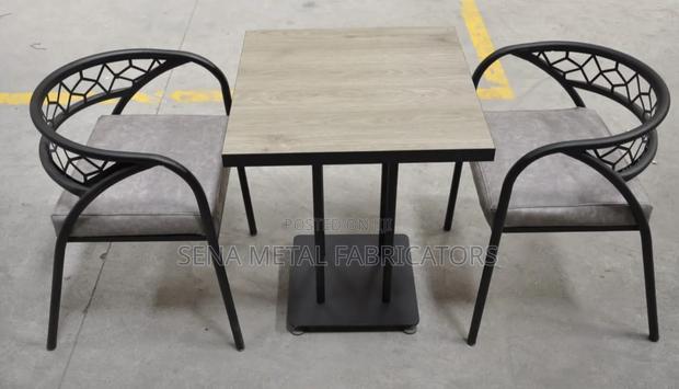 Restaurant 2 Seater Coffee Table With Unique Laser-Cut.