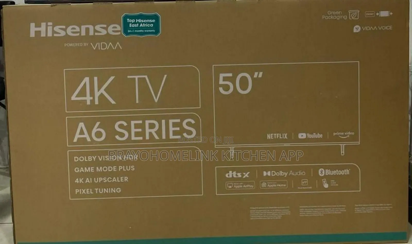 Hisense 50a6 Smart Frameless 
Uhd 
Frameless 
Tv