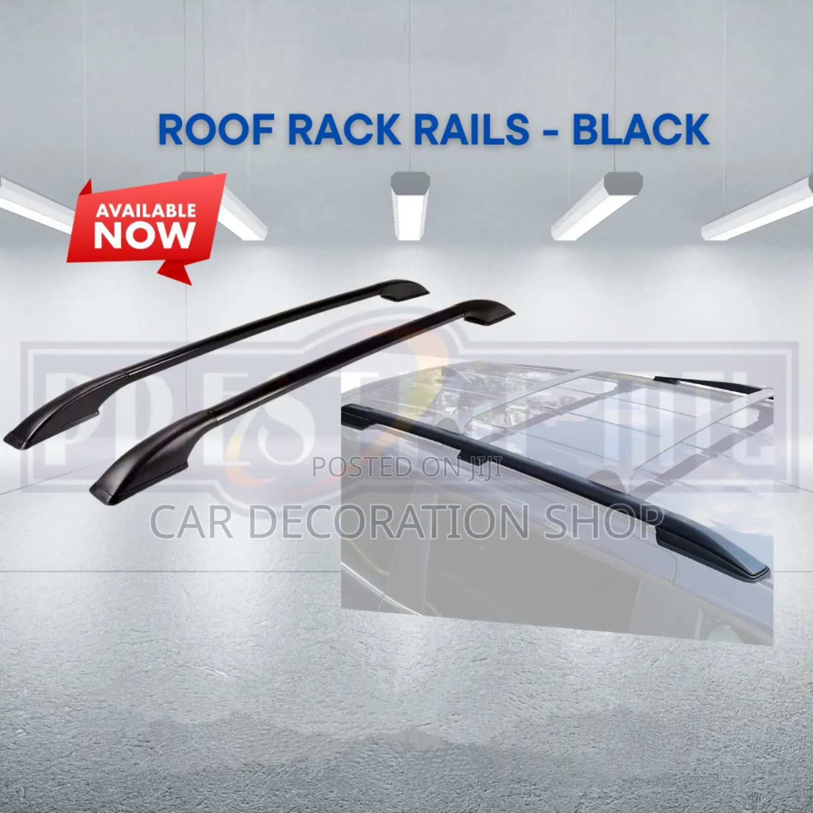 Brand New Black Roof Rails Universal Fit