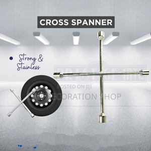 Puncture Tire Change Emergency Stainless Wheel Cross Panner - thumbnail 2
