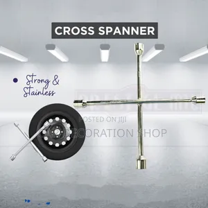 Puncture Tire Change Emergency Stainless Wheel Cross Panner