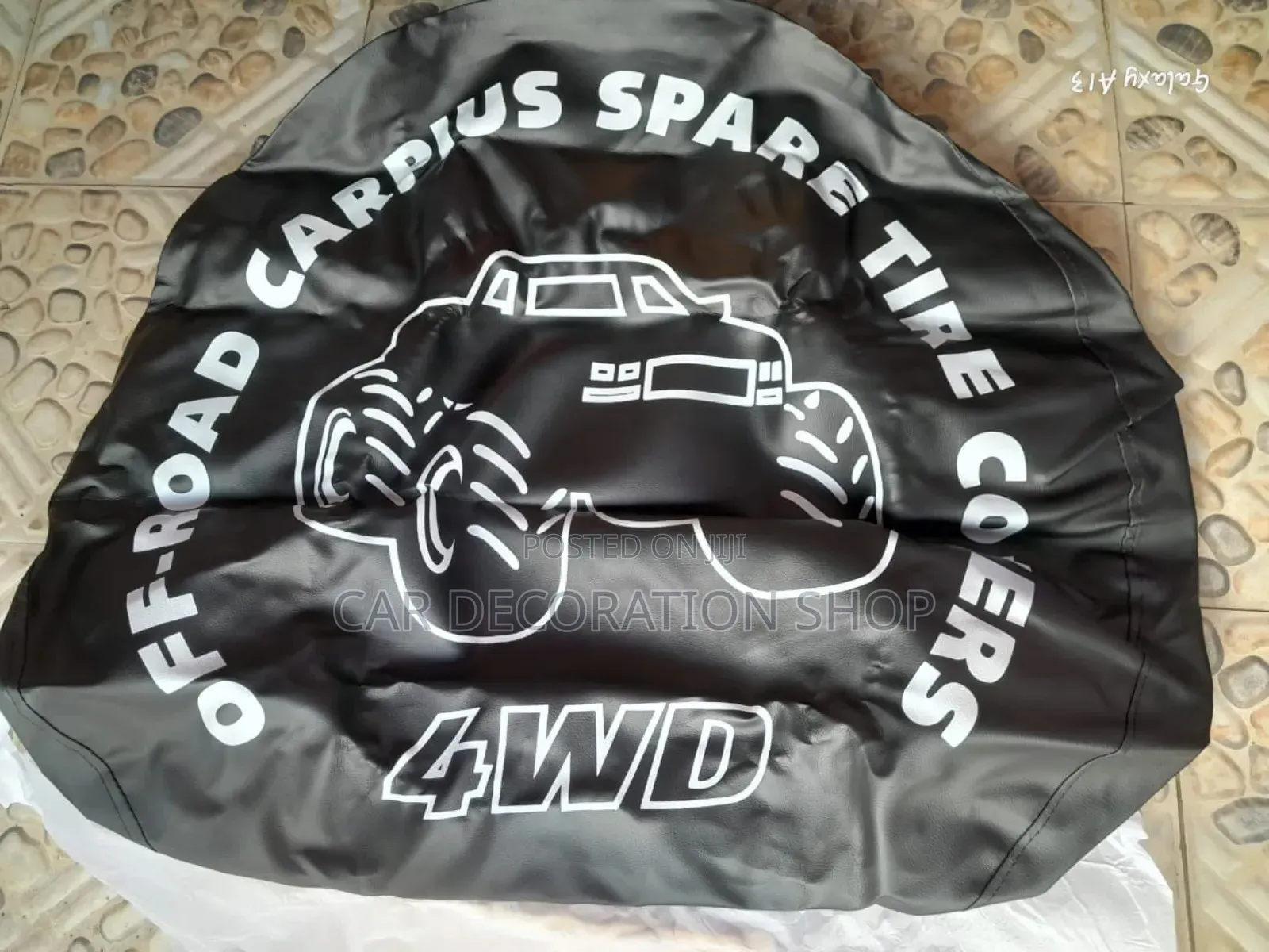 4*4 of Road Canvas Spare Cover in 15,16,17 Wheel Sizes