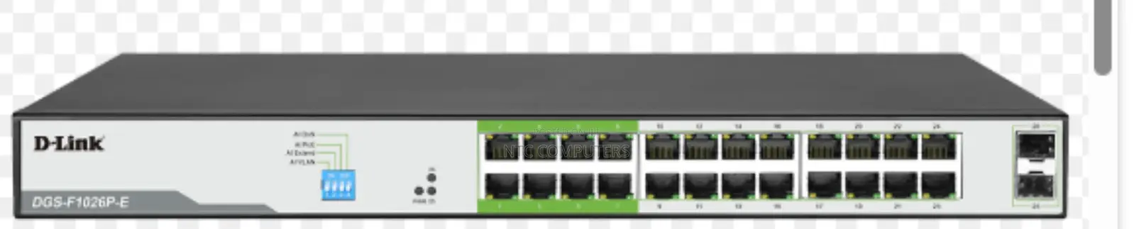 Dlink DGS-F1026p26-Port Gigabit Poe Switch With 24 Poe+ Ports and 2sfp