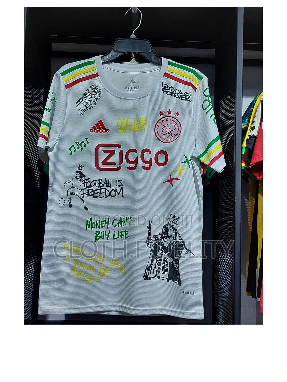 Ajax Football White Jersey 24/25