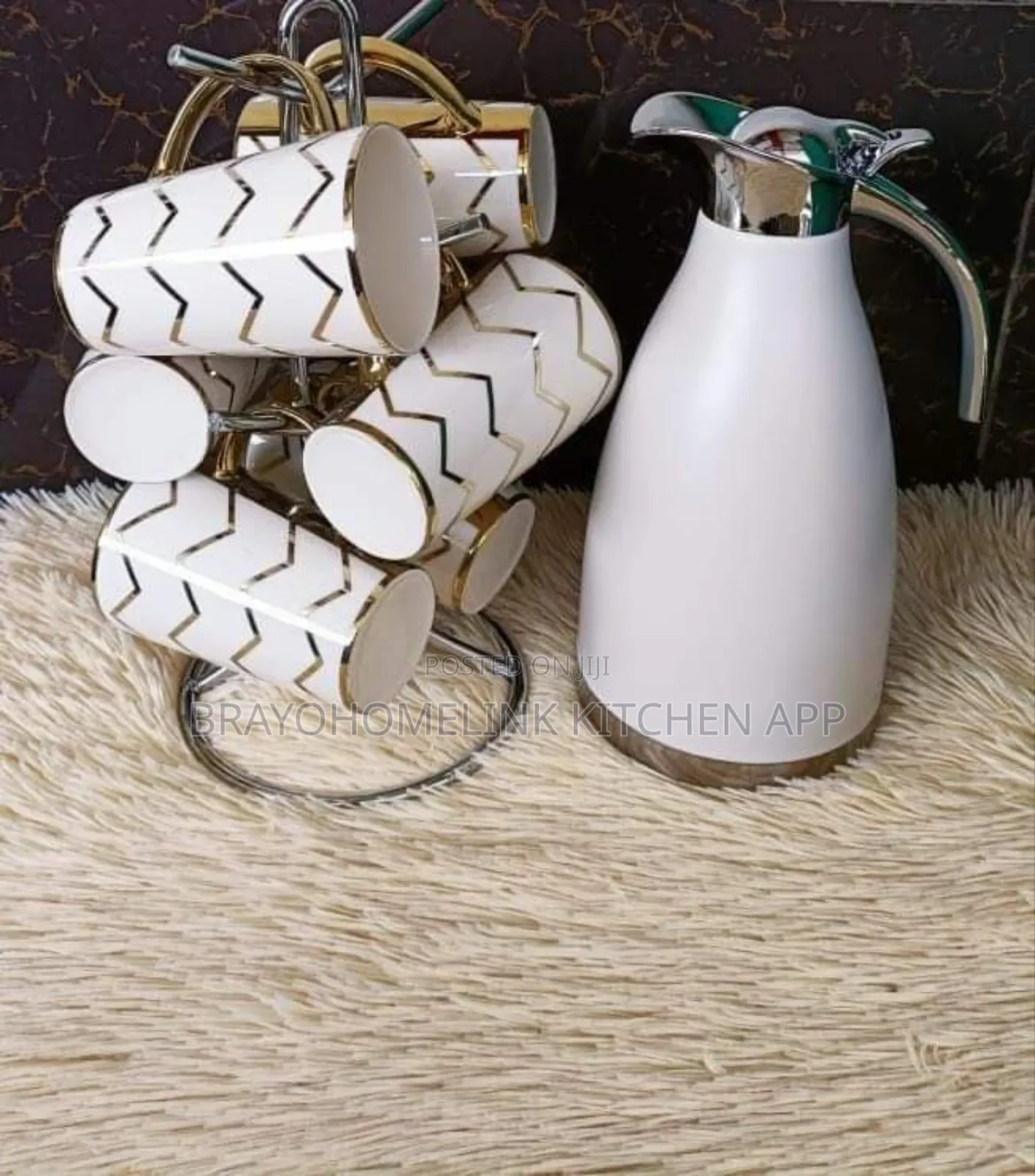 Tea Set Flask Plus 6 Cups