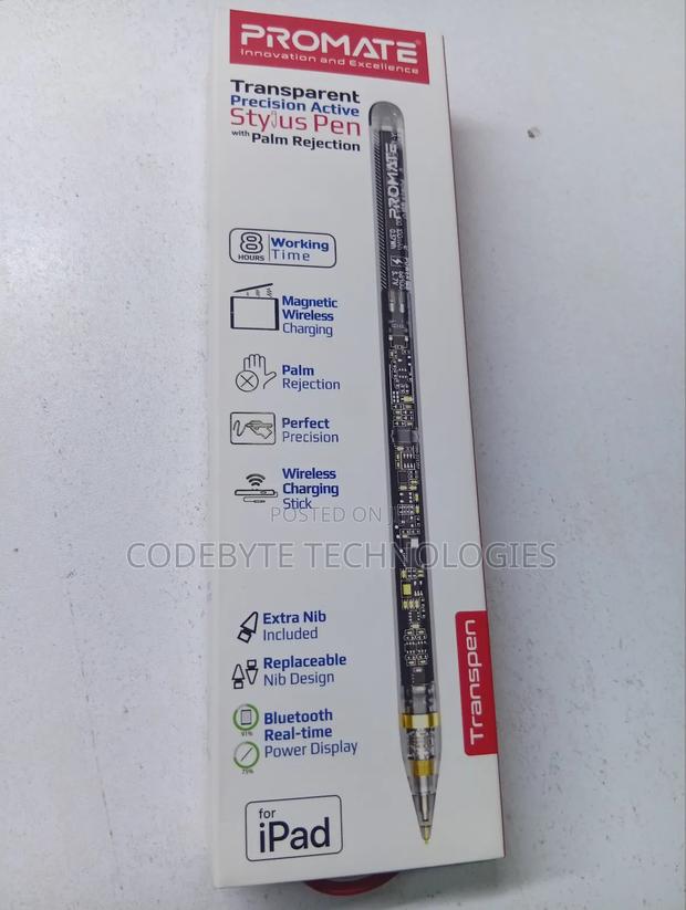 Transparent Precision Active Stylus Pen With Palm Rejection - main view